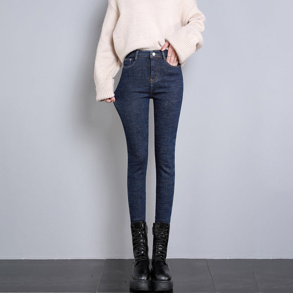 Fleece-Lined Skinny Pants
