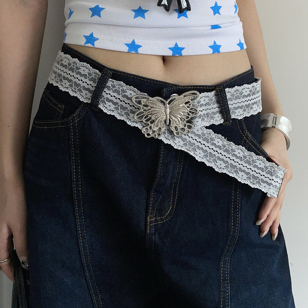 Versatile Designer-style Lace Belt For Women