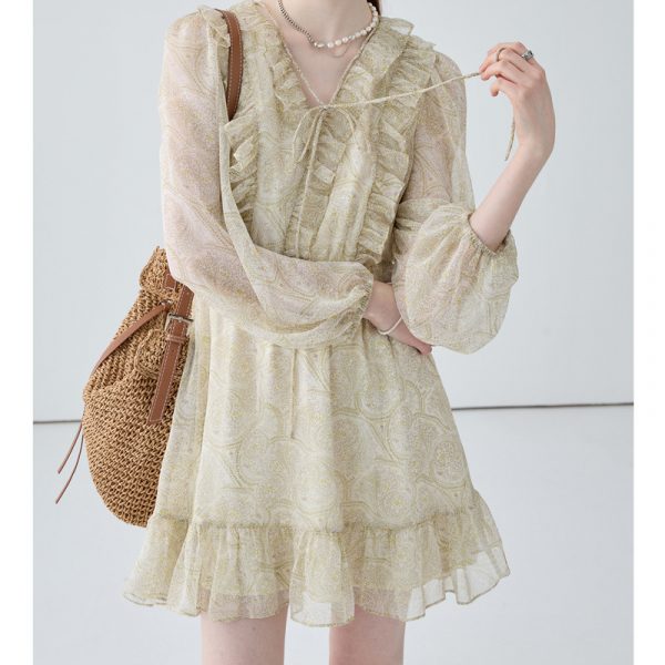 1bbfce92-7b00-4ce0-82ce-b2c13725d32a.jpg French Retro Dress For Women Summer