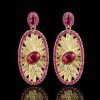 28c0caab-47ef-44e6-990b-e716e277822e.jpg Gold-plated Simulation Red Corundum Design Old Money Style Suit