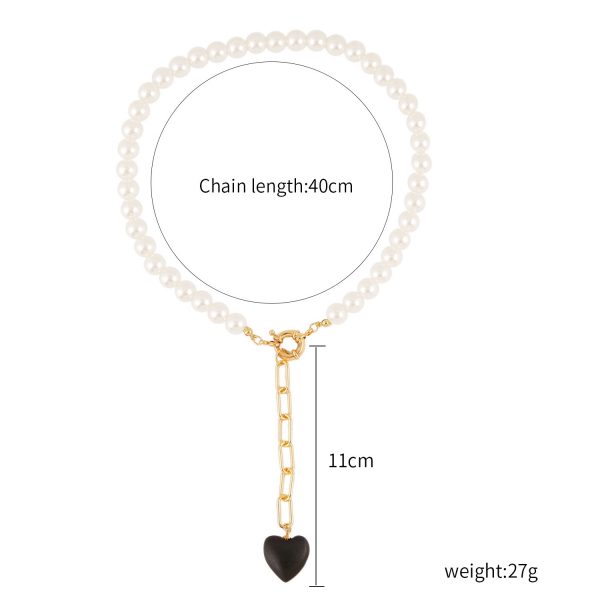 Retro Exaggerated Baroque Pearl Necklace Women