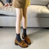 674d5b6f-09a9-4b92-8198-0ab3164b6671.jpg Vintage Crumpled Le Brown British Style Small Man Shoes With Hidden Heels