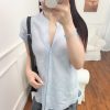 850dd3ed-ce7b-4870-9068-62bb2e6ef0d7.jpg Minimalist Old Money Style Temperament Commute Style Pure Linen V-neck Sleeveless Shirt