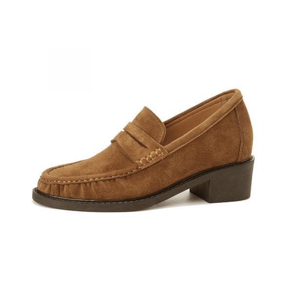 8f769322-b0cc-4570-9039-08a3e999f441.jpg Vintage Crumpled Le Brown British Style Small Man Shoes With Hidden Heels