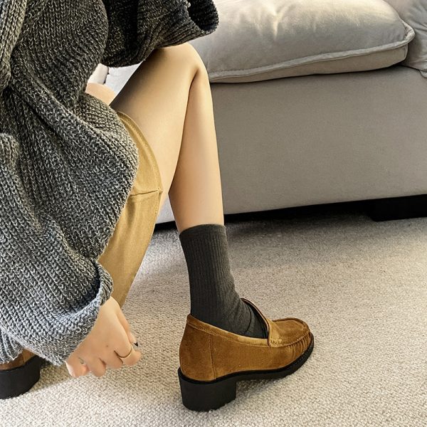 b24852b4-edfc-4b6c-b1b9-7ae8f23a5009.jpg Vintage Crumpled Le Brown British Style Small Man Shoes With Hidden Heels