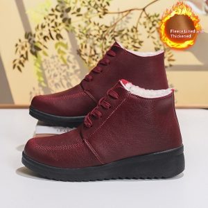 ba85fd61-52bc-411e-8073-f8ba3c2788fb_trans.jpeg Womens Fleece-lined Extra-thick Insulated Short Boots With A Non-slip Flat Sole