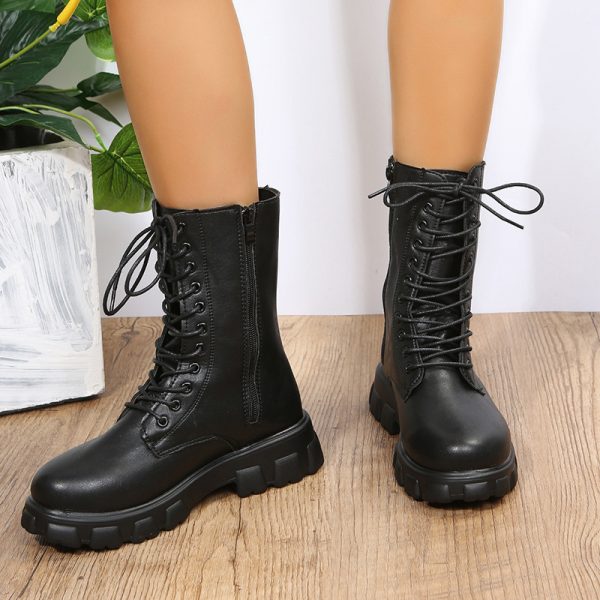 Round-toe White Cross-border Bootsankle Boots