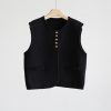 be4b0d63-8a4c-49de-b375-db7d14a3dd5c.jpg Static Luxury Old Money Style Round Neck Golden Bean Buckle Knitted Vest