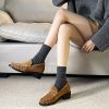 e6cae693-eef0-4bc9-9c4e-362f6811ce49.jpg Vintage Crumpled Le Brown British Style Small Man Shoes With Hidden Heels