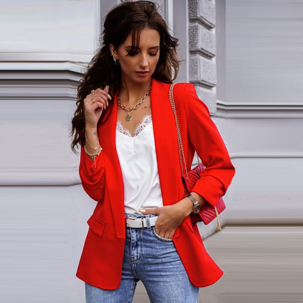 ee62d9aa-a204-433c-964e-bfd8c24358c9.jpg Elegant Blazer For Women Loose Blazer Jackets