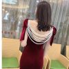 Black Light Luxury Runway Dress