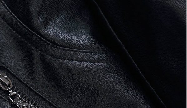 00e711b8-d5fc-456f-ad44-715807b2c455.jpg Motorcycle Leather Jacket Large Coat Woman