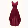 09c78f23-7f6c-437c-9f15-b121394fa798.jpg New Front-short Back-long Slim-fit Sleeveless Dress