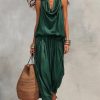 09cad746-8392-4936-bcac-5b14fe011459.jpg Womens Draped-Neck Vest And Casual Pants Set