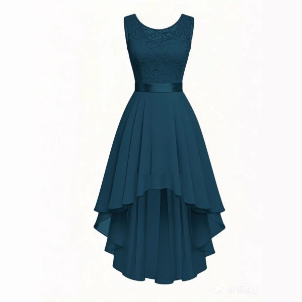 1236f0f5-4fd9-43a6-9b76-f961eea71714.jpg New Front-short Back-long Slim-fit Sleeveless Dress