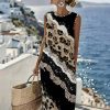 Women's Fashionable Sleeveless Leopard-Print Dress