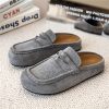 13b3c814-8e5a-4b31-8f79-08267fe4ecc7.jpg Retro Comfortable Suede Casual Mules Fashion