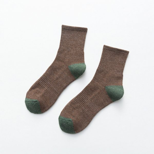 1622446321461.jpg Autumn And Winter Fashion Casual College Style Men'S Color-Blocking Terry Socks