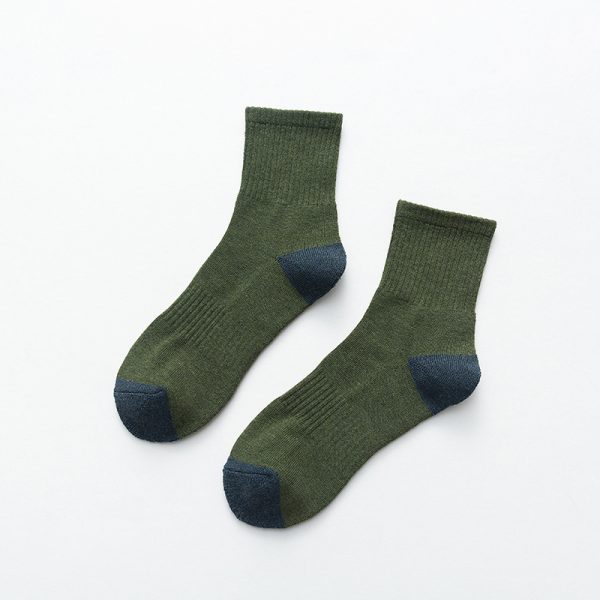1622446321473.jpg Autumn And Winter Fashion Casual College Style Men'S Color-Blocking Terry Socks