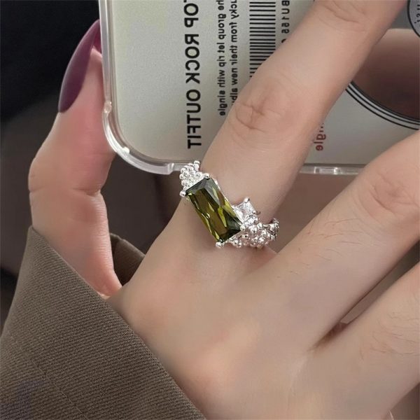 1fbb2d40-6446-4144-9290-666f199ba4bc.jpg Classic Retro 925 Silver Women Ring Niche Delicate Light Luxury Daily Versatile Ornament