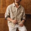 2efcd20e-8d09-430d-885b-e52f92f007e7.jpg Old Money Style Vintage Linen Shirt