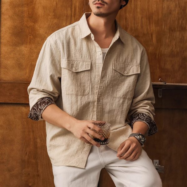 2efcd20e-8d09-430d-885b-e52f92f007e7.jpg Old Money Style Vintage Linen Shirt