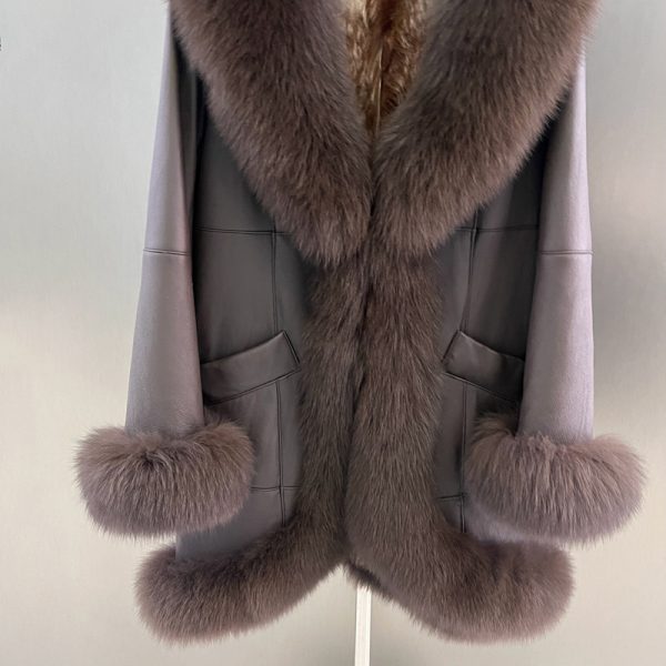 Winter Womens Fox Fur Coat