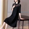 406ca08b-ffd9-4a48-8fb4-9a653106e24f.jpg Middle-aged Mother's Temperament Knitted Dress