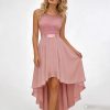 49d554a6-b4a4-4423-a59e-87f3970fab1c.jpg New Front-short Back-long Slim-fit Sleeveless Dress