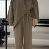 Fashionable Casual Women's Asymmetrical Shoulder Jumpsuit