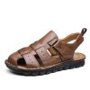 53b981f8-35ed-4244-851f-d8cb21b2e63a.jpg Men's Leather Sandals Soft Bottom Non-slip