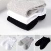 Men's Odor Resistant Low Cut Shallow Mouthed Invisible Boat Socks