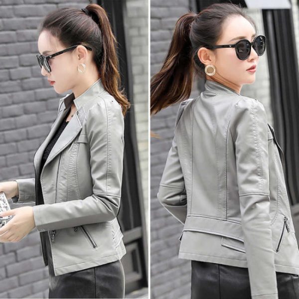6ef0fe96-63cd-4ab0-ae38-9e5a9a3464de.jpg Motorcycle Leather Jacket Large Coat Woman