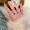 73d2a53b-1c49-431f-88f3-b21020b72008.jpg Minimalist Cold Tone Zircon Ring, Natural Colorful Gems, High-End Luxury Adjustable Index Finger Couple Rings