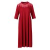 7b22320d-66aa-4ea6-a37c-472ea721eb9a.jpg Middle-aged Mother's Temperament Knitted Dress