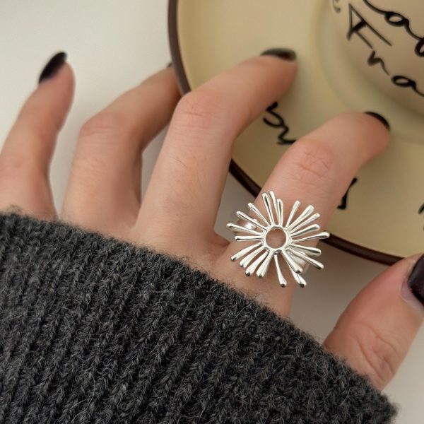 7eb37c1e-89f7-48bd-9891-cafbc5be559a.jpg Premium Retro Craft Silver Ring, High-quality Anti-fade Niche Design For Women