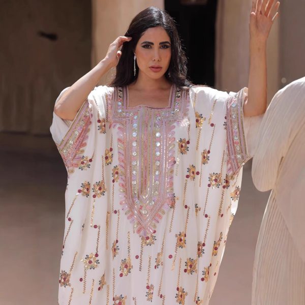 832e5d68-0c12-4e32-9b91-197bd09c4a4d.jpg Loose Long Muslim Dress Kaftan With Headscarf