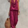 8bd4087a-c9c2-48d1-8666-bf9229b305eb.jpg Womens Draped-Neck Vest And Casual Pants Set