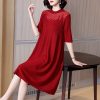 8f48500b-175f-4871-b501-c20e3d8e9095.jpg Middle-aged Mother's Temperament Knitted Dress
