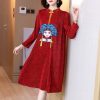 b9cf72ff-d4cb-44f0-9481-9b3077258503.jpg Middle-aged Mother's Red Dress Spring