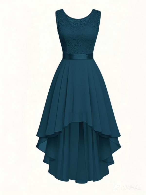 c9443f0a-2fc9-4ab8-bd67-15b2d5acfd2d.jpg New Front-short Back-long Slim-fit Sleeveless Dress