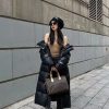 Womens Long Winter Down Jacket