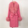 d2a57f14-d9c8-463c-9321-c739cfcd9493.jpg Long Double-faced Wool Coat With A Shearling Collar