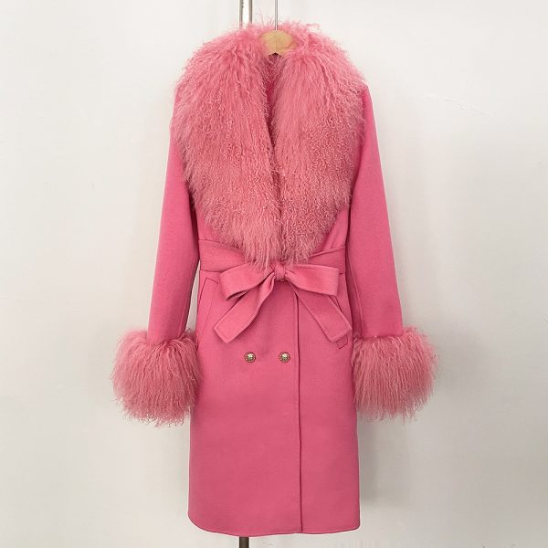 d2a57f14-d9c8-463c-9321-c739cfcd9493.jpg Long Double-faced Wool Coat With A Shearling Collar
