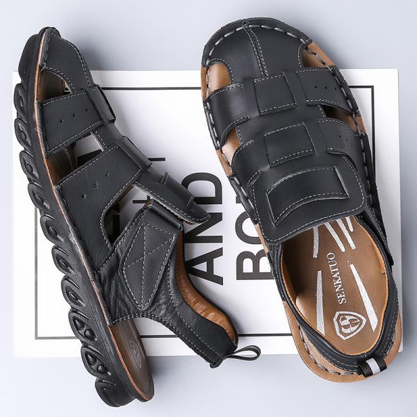 dfda2dc9-4ff7-43bb-873e-cf42e29a7333.jpg Men's Leather Sandals Soft Bottom Non-slip