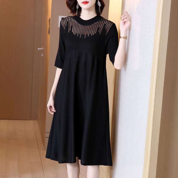 e034f8cc-b87d-402d-bfef-284258a6ad86.jpg Middle-aged Mother's Temperament Knitted Dress