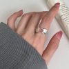 f369468f-597d-4866-b9ee-0bf4bdd2c62b.jpg Women Summer Zircon Open Ring, Natural Color Gem Couple Rings, Ins Cold Style Elegant Luxury Finger Jewelry