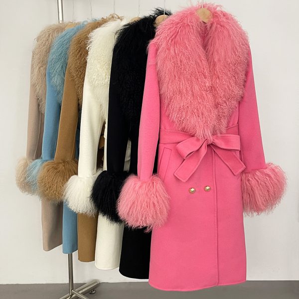 faa84ba6-58b1-4ad9-9cae-6d74e72316d2.jpg Long Double-faced Wool Coat With A Shearling Collar