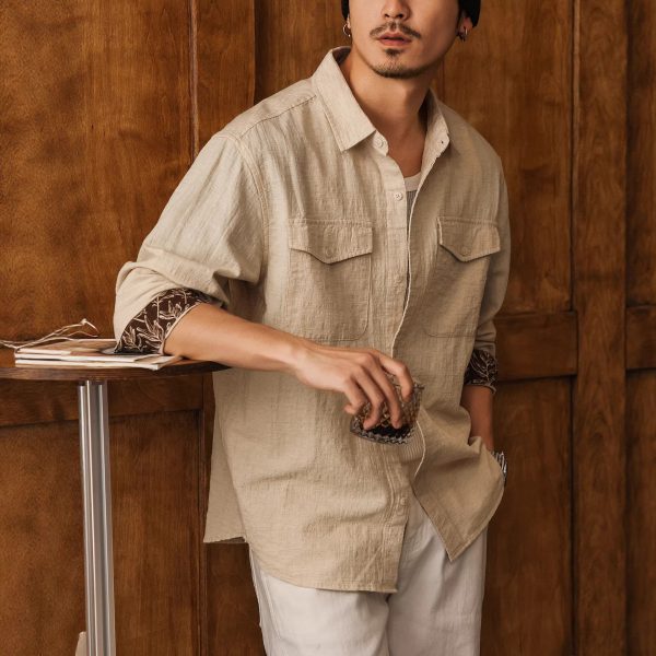 ff726daa-c607-4c0a-8156-d48ce8aa8fe6.jpg Old Money Style Vintage Linen Shirt